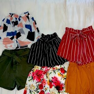 Bundle of 6 pair of girls shorts all size 10-12 …